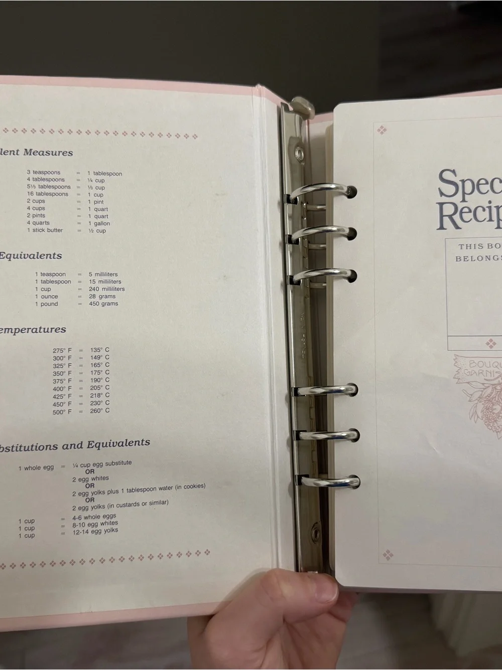 VINTAGE Recipe Book - UNUSED
